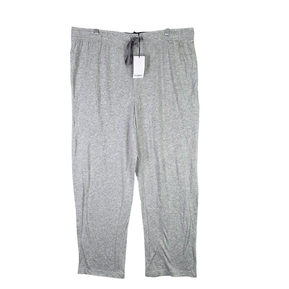 Mens Goodfellow Heather Gray Lounge Pants Soft Cotton Blend Drawstring Waist XL